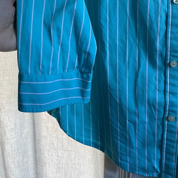 Ralph Lauren 3/4 Sleeve Button Down Top - Picture 8 of 9